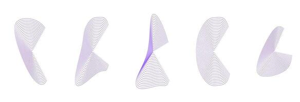 Set of abstract amorphous shapes liquid, irregular, blob lines, dynamic forms, and shapes on white background vector