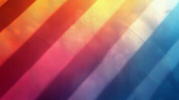 Colorful gradient background with vibrant stripes in warm and cool tones. photo