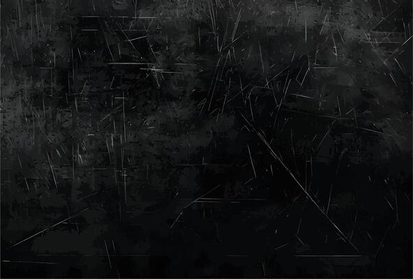 Dark Textured Abstract Scratched Black Surface Background