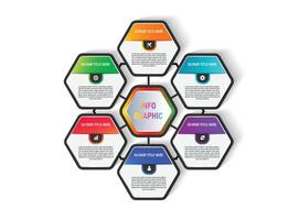 Business Infographic template with icons and 5 options or steps. Can be used for process diagram, presentations, workflow layout vector