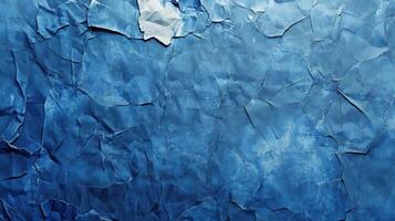 Cracked Blue Paint Texture Background photo