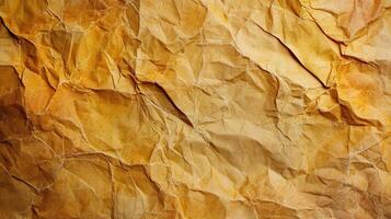 Crumpled paper texture background photo