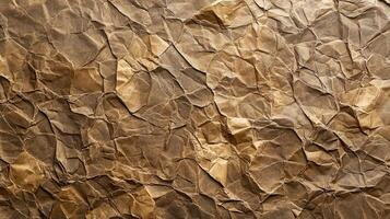 Crumpled paper texture background photo