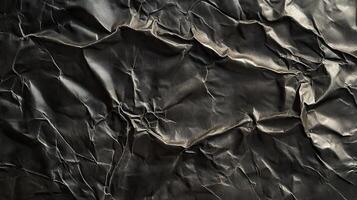 Crumpled paper texture background photo