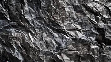 Crumpled paper texture background photo