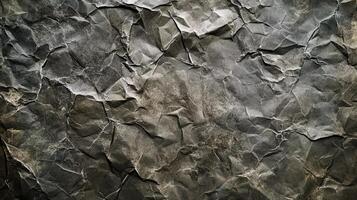 Crumpled paper texture background photo