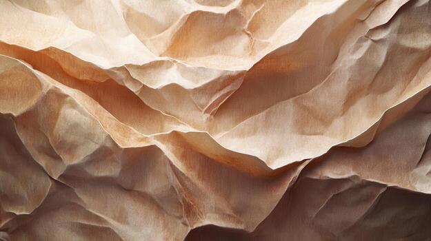 A close up of a crumpled paper texture photo