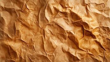 Crumpled paper texture background photo