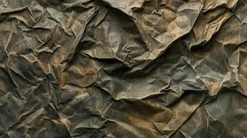Crumpled paper texture background photo
