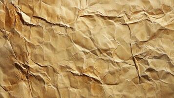 Crumpled paper texture background photo