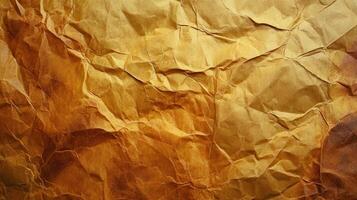 Crumpled paper texture background photo