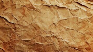Crumpled paper texture background photo