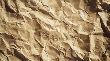 Crumpled paper texture background photo