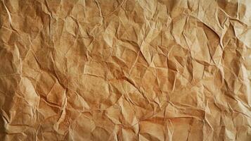 Crumpled paper texture background photo