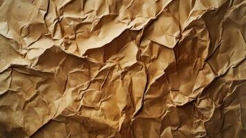 Crumpled paper texture background photo