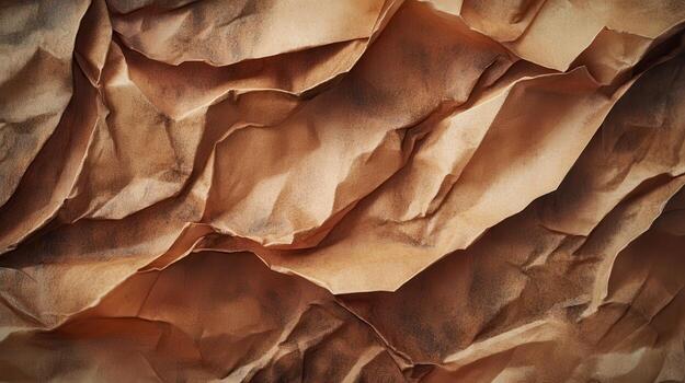 Crumpled paper texture background photo