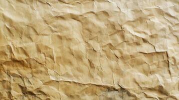 Crumpled paper texture background photo