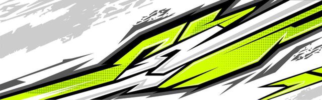 Abstract Car decal design. stripe racing background vector