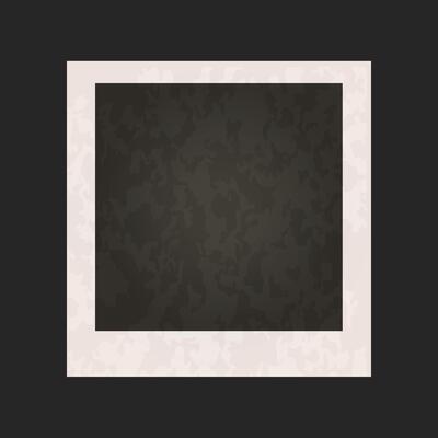 Photo frame with black worn lining