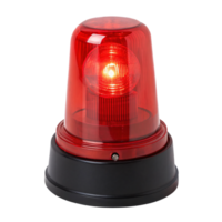 A beacon with a rounder design, bright red glow, and visible black accents, emphasizing its functionality png