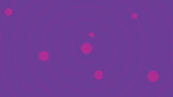 4K Violet Solar System Inspired Concentric Circle Background Flat Minimalist Design vector