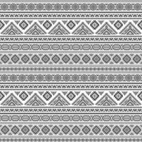 Ethnic seamless monochrome pattern. Aztec geometric background. Tribal print. Navajo fabric. Modern abstract wallpaper. For paper, textile design. vector
