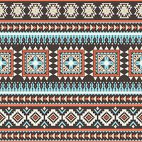 Tribal striped seamless pattern. Aztec geometric background. Can be used in textile design, web design for making of clothes, accessories, decorative paper, wrapping, backpacks, etc. vector