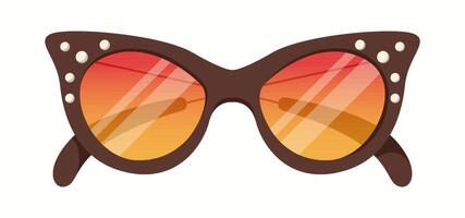 Trendy shutter sunglasses in purple, featuring a slatted frame design. A bold and futuristic accessory, ideal for party themes and festival outfits. vector