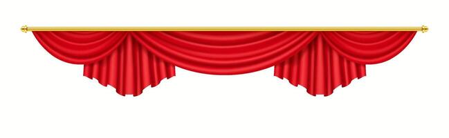 Realistic 3D illustration of a deep blue velvet theater curtain, adding a luxurious and dramatic effect to performances and concert stages. vector