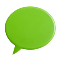 A green speech bubble, slightly angled, retaining its vibrant green hue and minimalist design, representing dialogue with an environmental focus png