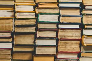 A Towering Collection of Books, a Rich Source of Knowledge. photo