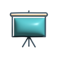 3D Projection Screen Icon Presentation Display Symbol png