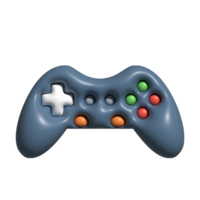 3D Game Controller Icon Modern Gaming Pad with Colorful Buttons png