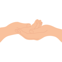 Two Hands with Palms Gesture png