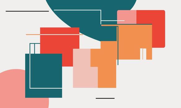 A colorful abstract background with geometric shapes vector