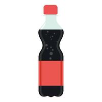 icon of plastic soda bottle isolated on white background vector