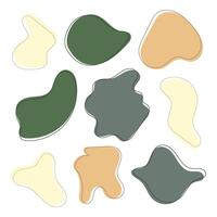 Abstract Organic Shapes. vector