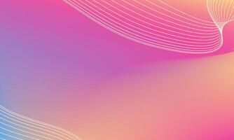 Dynamic Abstract Background with Vibrant Color Waves vector
