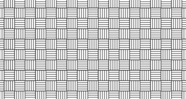 Repeating pattern of black lines creating a woven or checkered effect vector