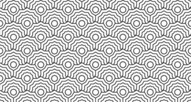 A black and white pattern with wavy lines vector