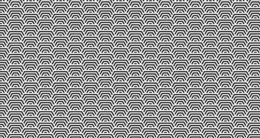 Geometric pattern of repeating hexagon, simple tribal motif background vector