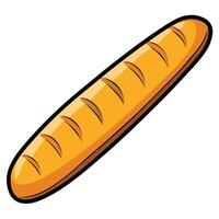 A loaf of bread on a white background vector