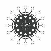 Abstract clock with bokeh lights symbolizing time and growth in business concept as A creative image of an abstract clock face overlaid with soft bokeh lights symbolizing the impor Square Square vector