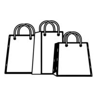 Abstract shopping bags with bokeh concept as Silhouetted shopping bags appear against a backdrop of vibrant bokeh lights The camera employs a gentle zoom out symbolizing expansive Square Square vector