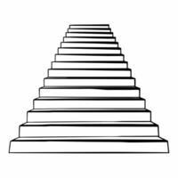Abstract stairs leading upwards with bokeh effect symbolizing growth and progress concept as An image of abstract stairs ascending upwards overlaid with a soft bokeh effect symboli Square Set 2 Square vector