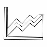 Abstract upward graph with bokeh concept as A soft abstract graph showing an upward trend overlays a background of cool toned bokeh lights The camera employs a slow upward tilt sy Square Square vector