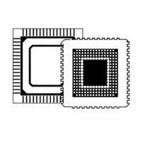 AI orchestrated circular economy system concept as Close up of AI processor coordinating circular economy processes Camera moves between different stages of material flow Backgro Square Set 2 Square vector
