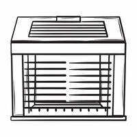 Ballot box X ray vision concept as Illustration of a ballot box with X ray vision showing secure internal mechanisms Camera moves through the box highlighting various security fea Square Square vector