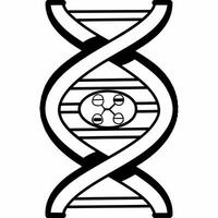 Bokeh lights forming DNA helix of sustainability concept as Close up of bokeh lights swirling to form a DNA double helix Camera follows the helix as it rotates revealing sustainab Square Square vector