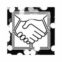 Business leader candidly negotiating in a meeting room concept as A candid shot of a business leader engaged in a serious negotiation with team members The leader body language co Square Set 2 Square vector